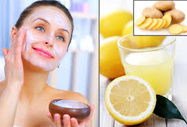 Lemon and potato mask