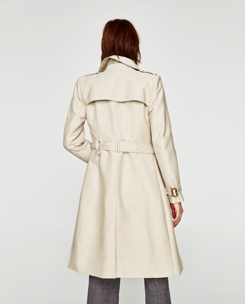 Back of the trench coat